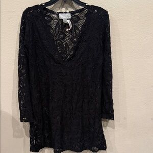 NWT J Valdi bikini swimsuit cover up dress tunic